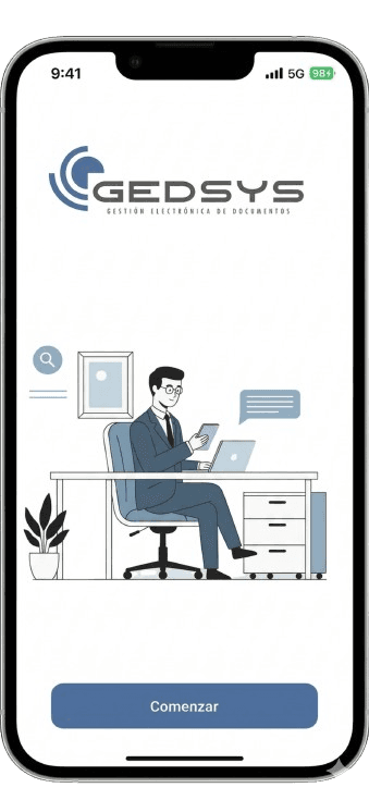 GEDSYS Mobile App Interface